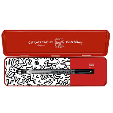 Caneta Esferográfica Caran d'Ache 849 Keith Haring Black