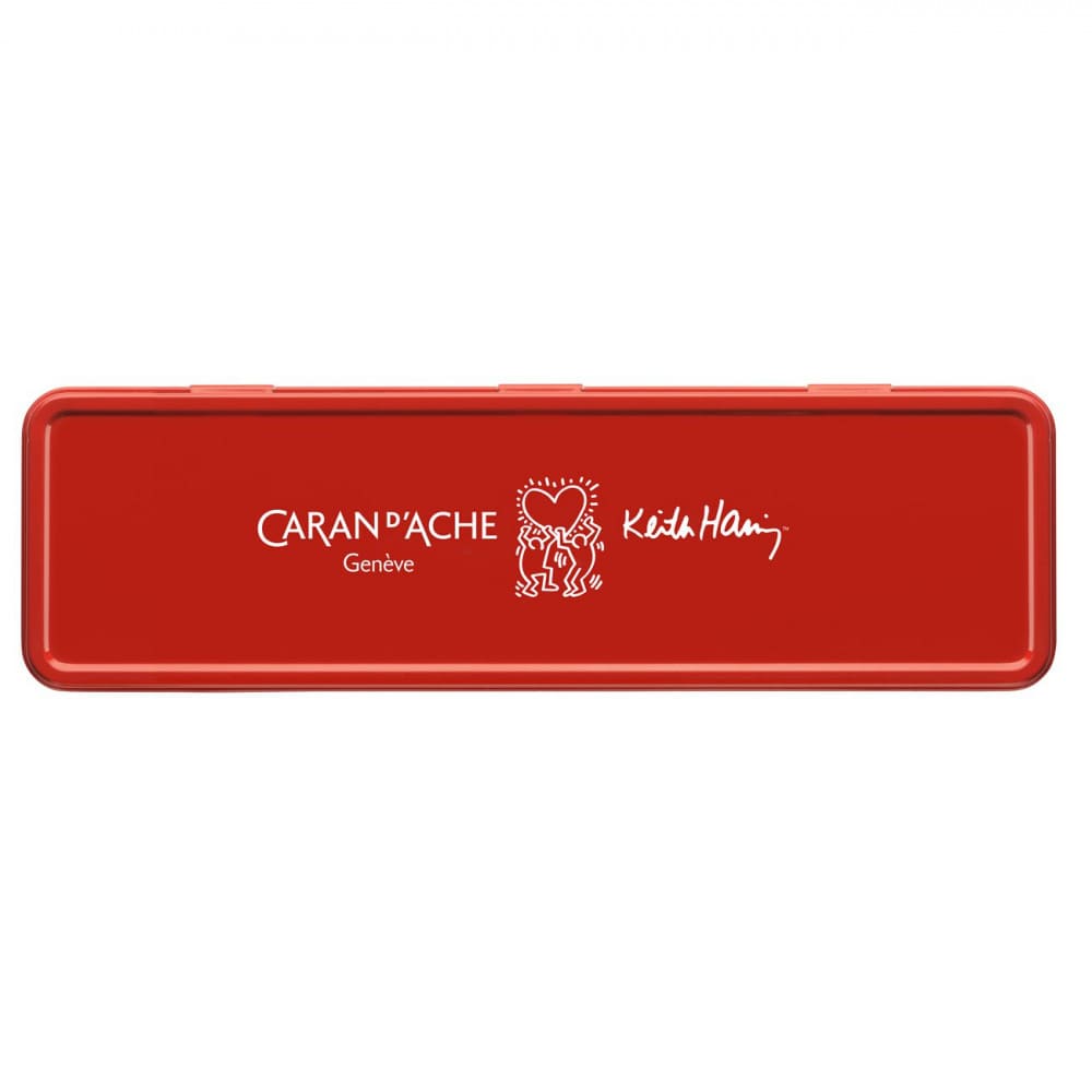 Caneta Esferográfica Caran d'Ache 849 Keith Haring White