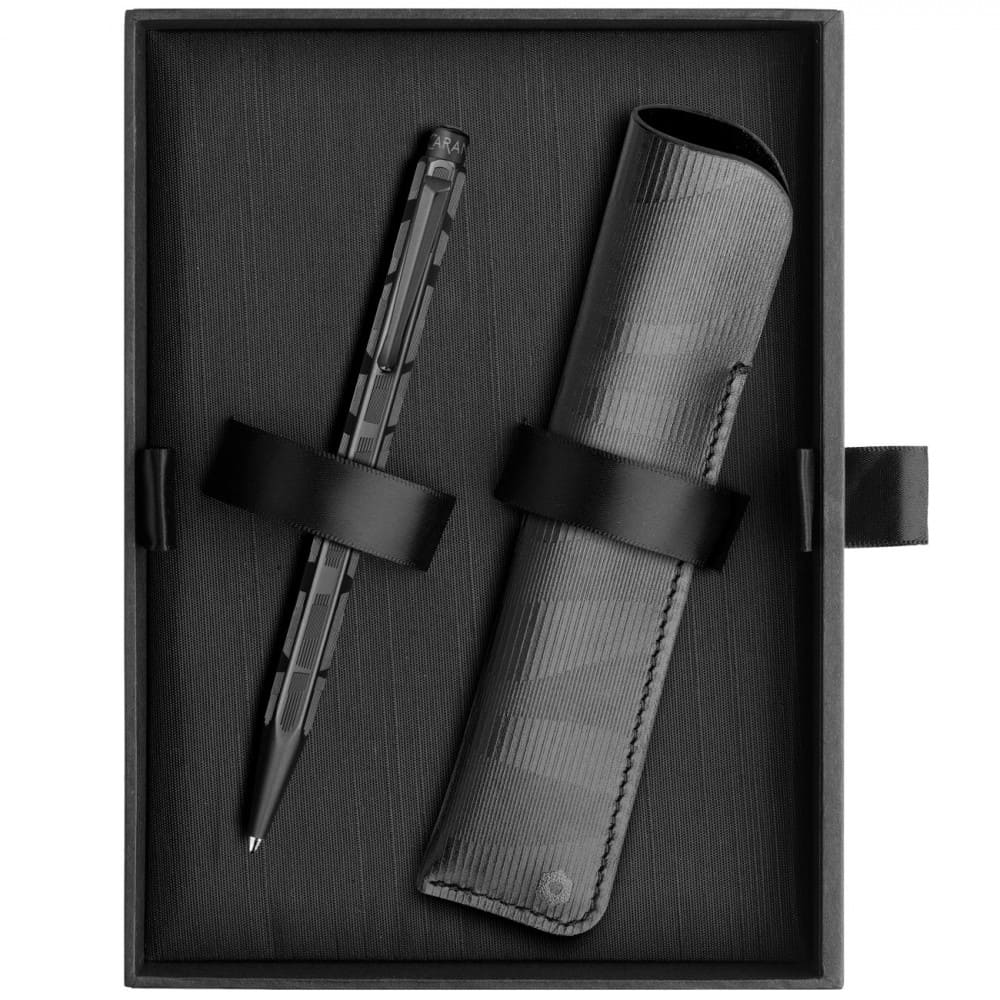 caneta esferográfica caran d'ache ecridor black code edição limitada