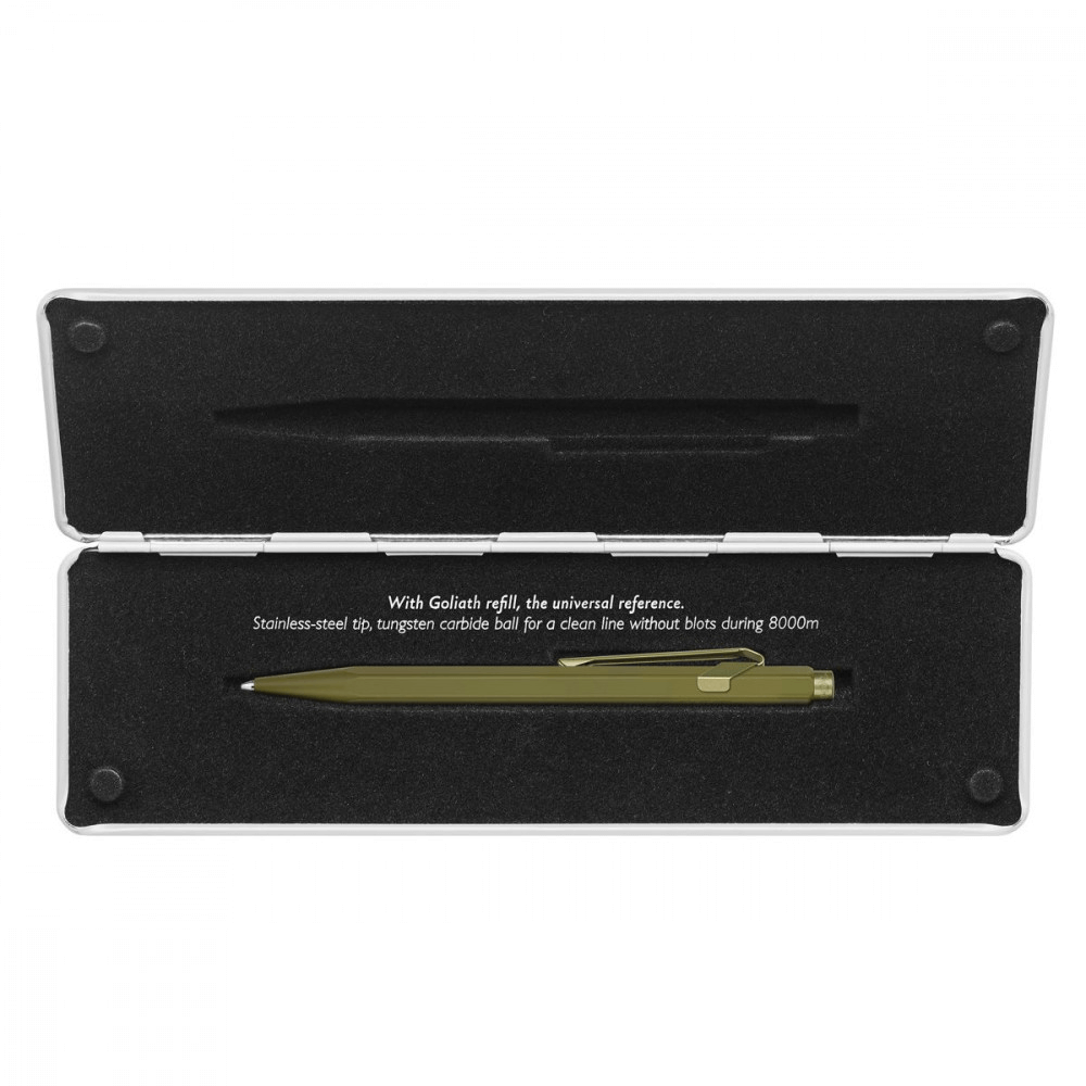 Caneta Esferográfica Caran d'Ache 849 Claim Your Style Moss Green Edição Limitada
