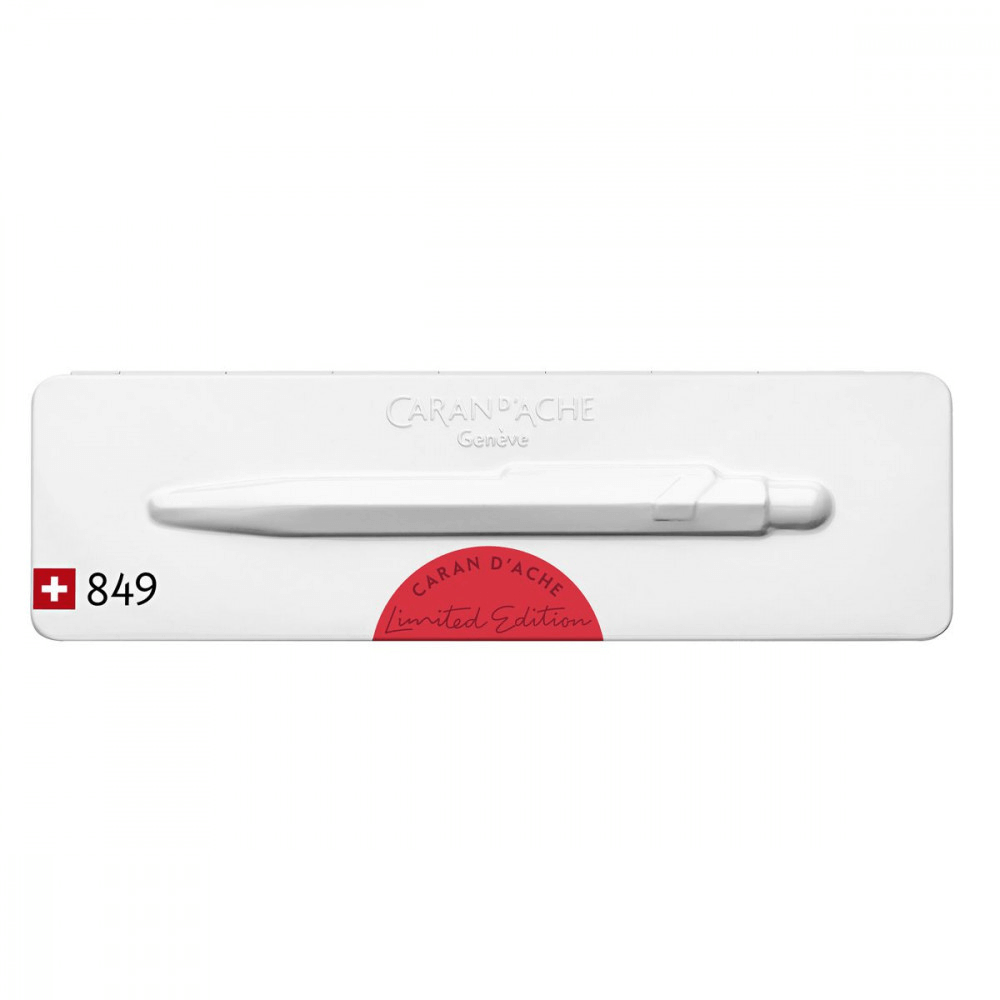 Caneta Esferográfica Caran d'Ache 849 Claim Your Style Scarlet Red Edição Limitada