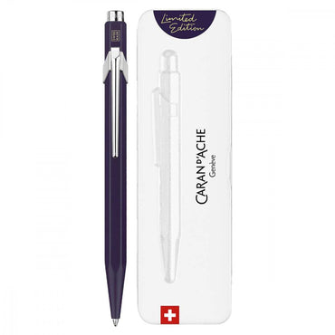 Caneta Esferográfica Caran d'Ache 849 Dark Purple Edição Limitada