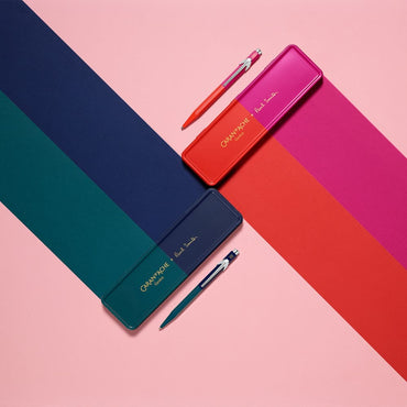 Caneta Esferográfica Caran d'Ache 849 Paul Smith Chartreuse Rose