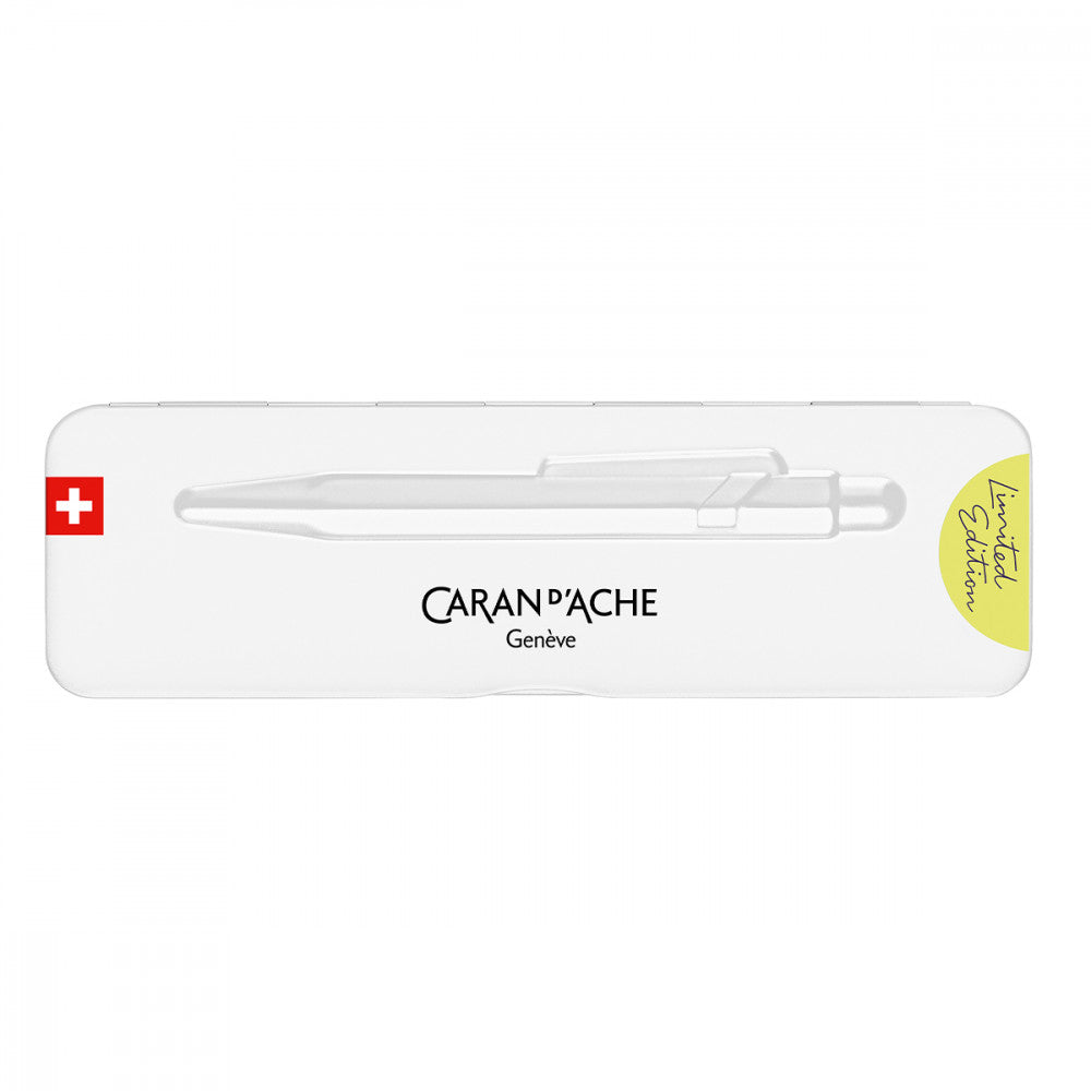 Caneta Esferográfica Caran d'Ache 849 Yellow Pastel Edição Limitada