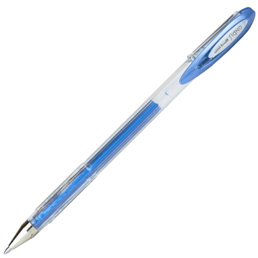 Caneta Gel Metálica Azul Uni Ball Signo Noble Metal