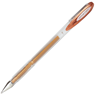 Caneta Gel Metálica Bronze Uni Ball Signo Noble Metal