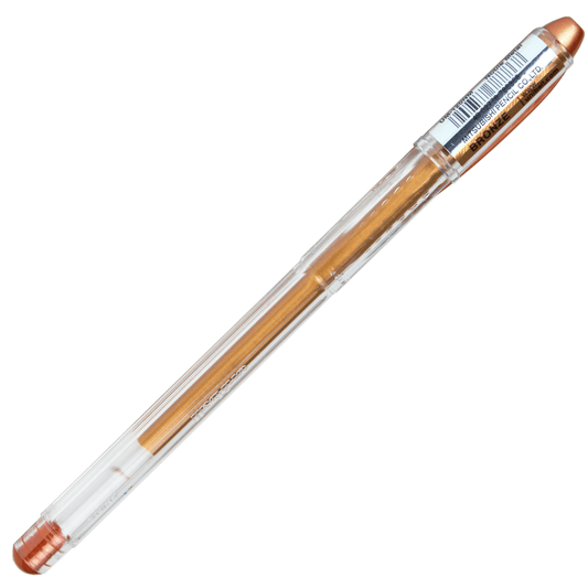 Caneta Gel Metálica Bronze Uni Ball Signo Noble Metal