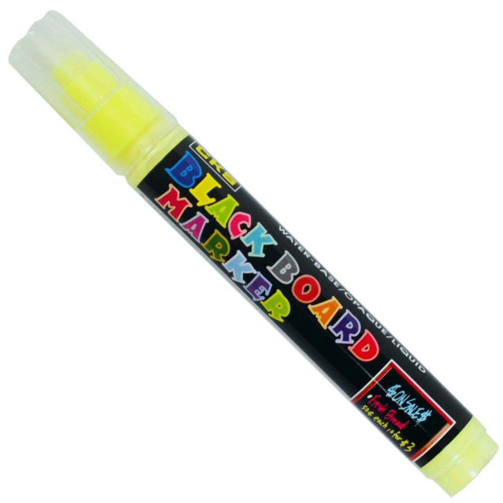 Caneta Giz Líquido CKS Amarelo Pastel