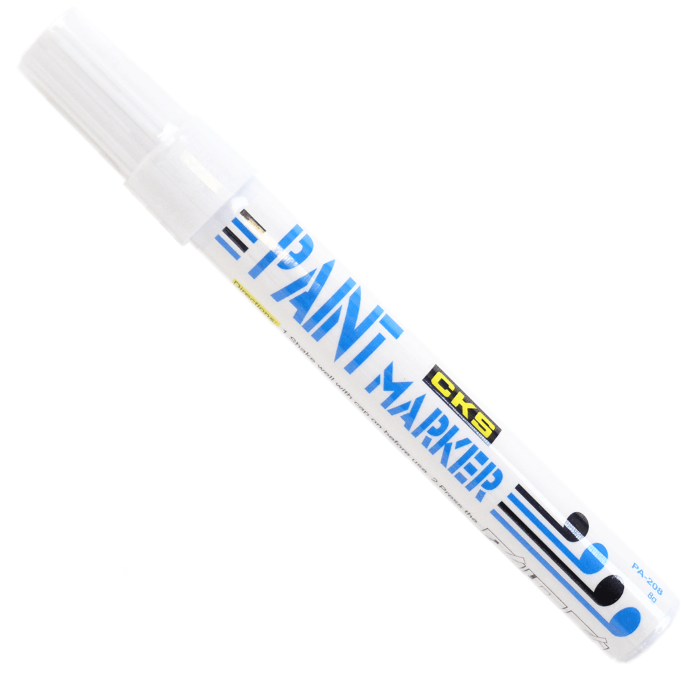 Caneta Permanente Paint Marker CKS Branco