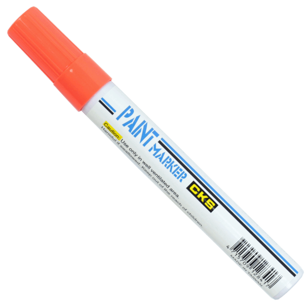 Caneta Permanente Paint Marker CKS Laranja