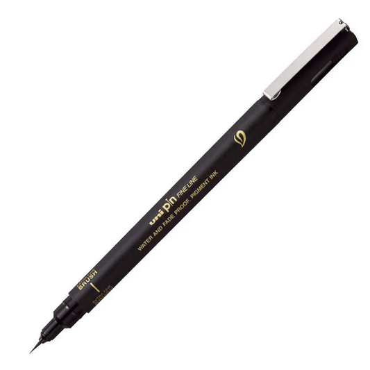 Caneta Nanquim Uni PIN Uni-Ball Extra Fine Brush Preto