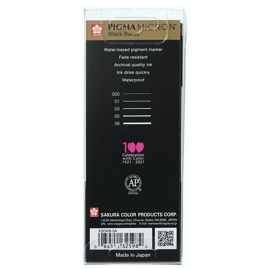 Pigma Micron Sakura Edição Limitada 100 Anos