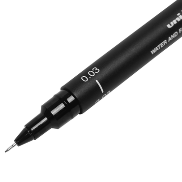 Caneta Nanquim Uni PIN 200 Uni-Ball 0.03 Preto