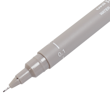 Caneta Nanquim Uni PIN 200 Uni-Ball 0.1 Cinza Claro