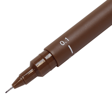 Caneta Nanquim Uni PIN 200 Uni-Ball 0.1 Sépia