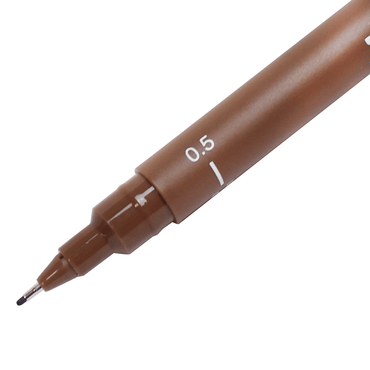 Caneta Nanquim Uni PIN 200 Uni-Ball 0.5 Sépia