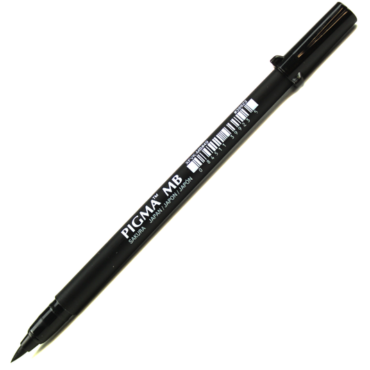 Caneta Pincel Pigma Brush Sakura  Média MB Preto