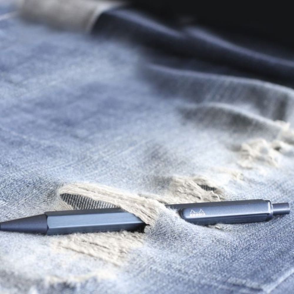 Caneta Esferográfica Rhodia Script Navy