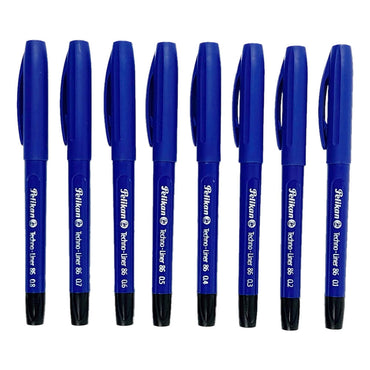 Estojo Caneta Nanquim Descartável Pelikan 08 Canetas