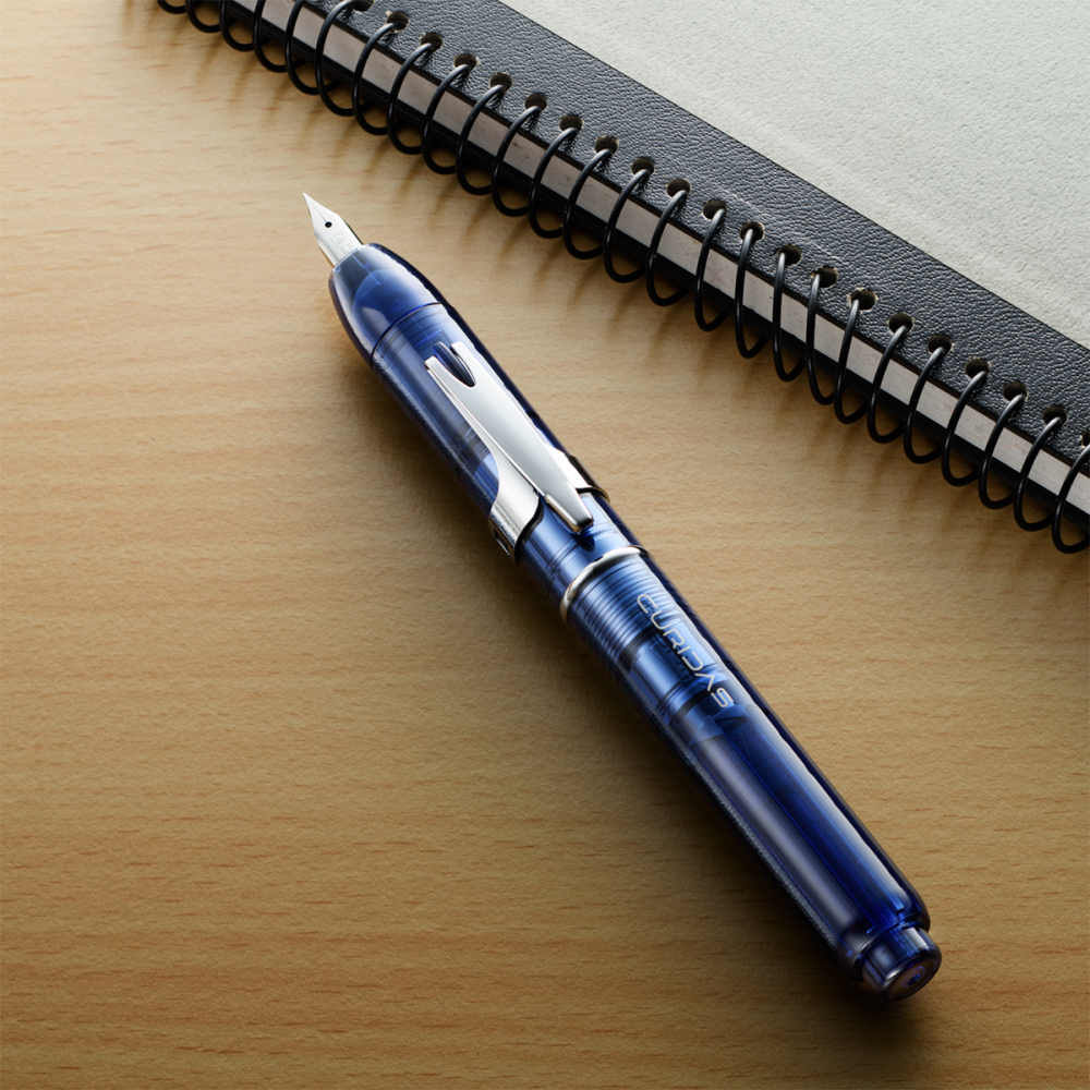 Caneta Tinteiro Platinum Curidas EF Abyss Blue