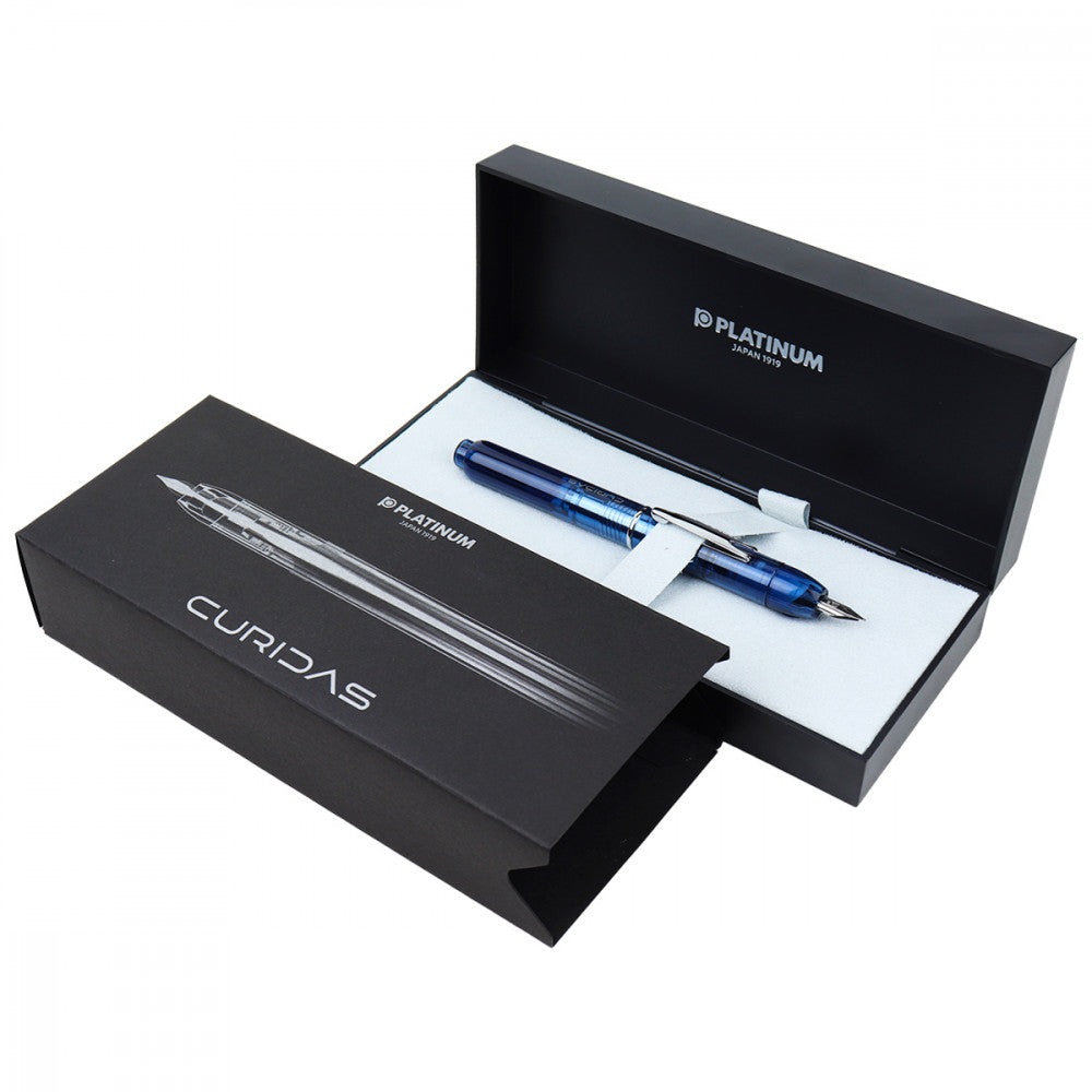 Caneta Tinteiro Platinum Curidas M Abyss Blue