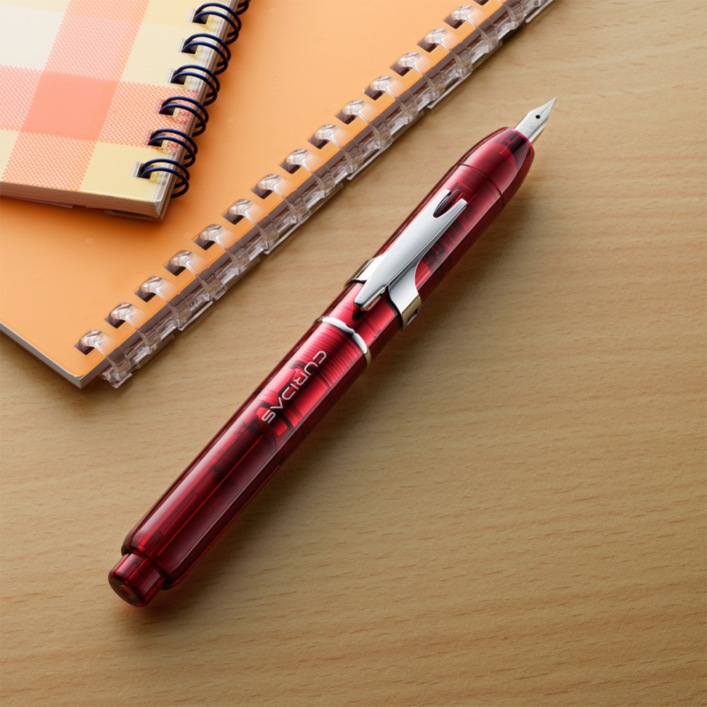 Caneta Tinteiro Platinum Curidas F Gran Red