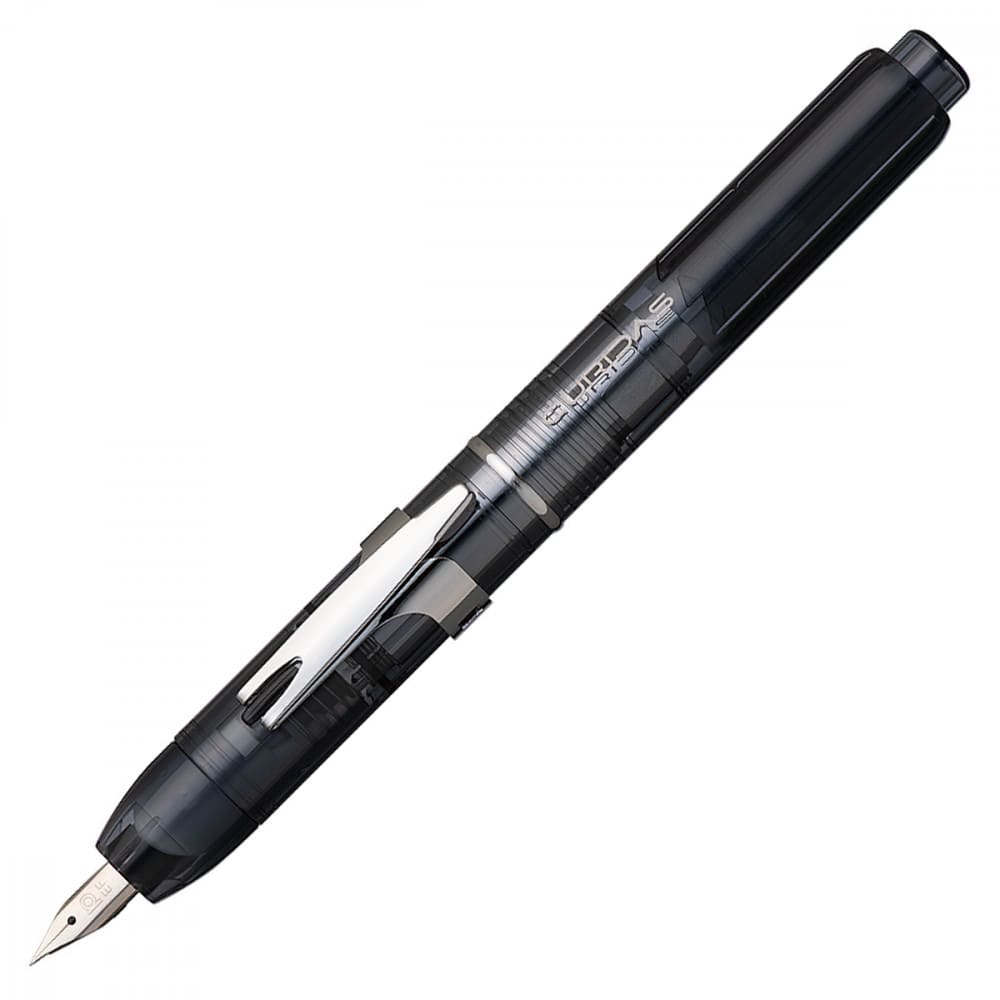 Conjunto Caneta Tinteiro Platinum Curidas EF Graphite Smoke Edição Limitada