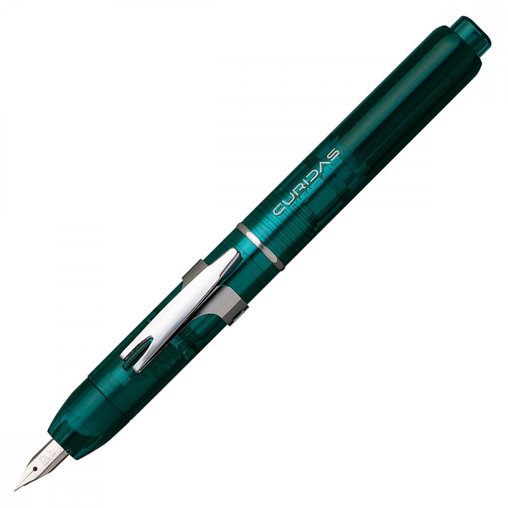 Conjunto Caneta Tinteiro Platinum Curidas M Urban Green Edição Limitada