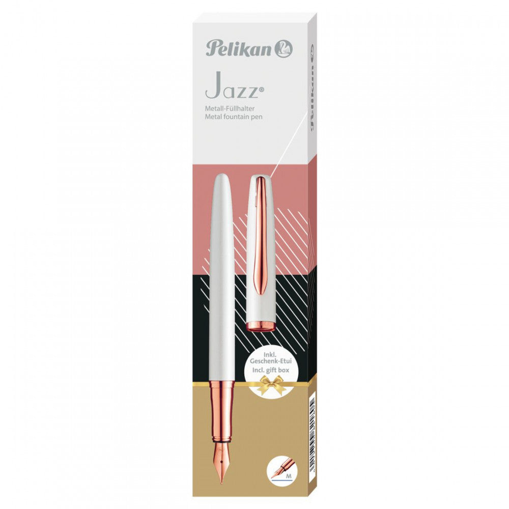 Caneta Tinteiro Jazz Pearl Pelikan Edição Limitada