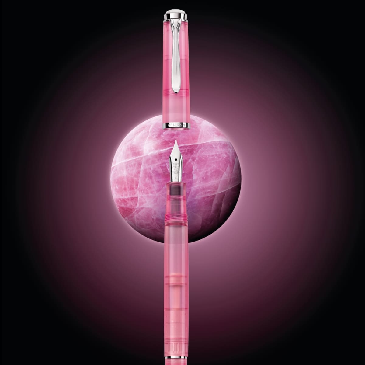 Estojo Caneta Tinteiro Pelikan M205 Rose Quartz Pena M