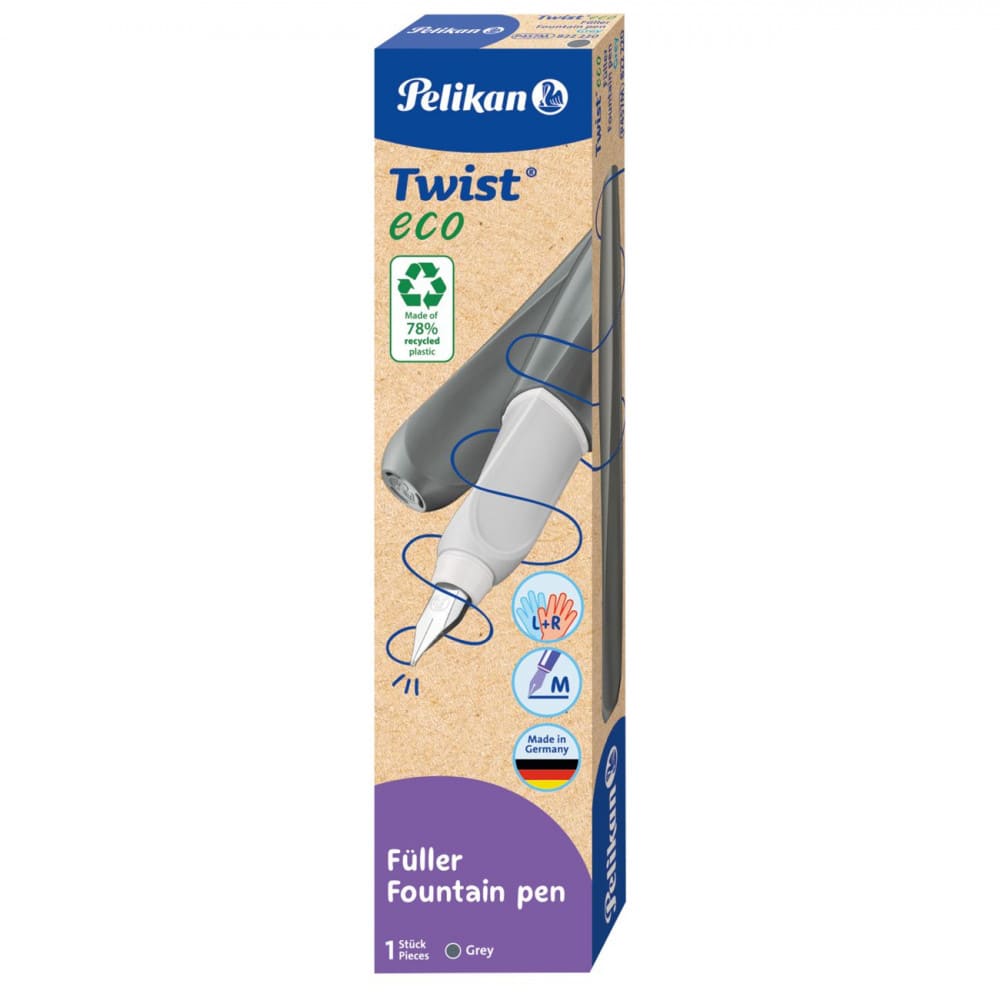 Caneta Tinteiro Pelikan Twist ECO Grey