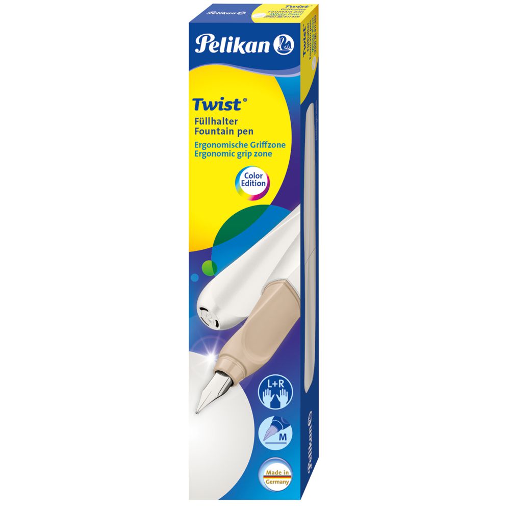 Caneta Tinteiro Pelikan Twist White Pearl