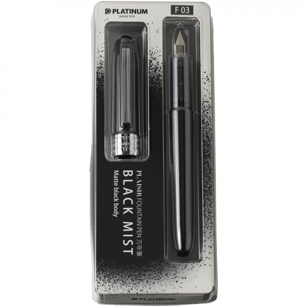 Caneta Tinteiro Platinum Plaisir 0.3mm Black Mist