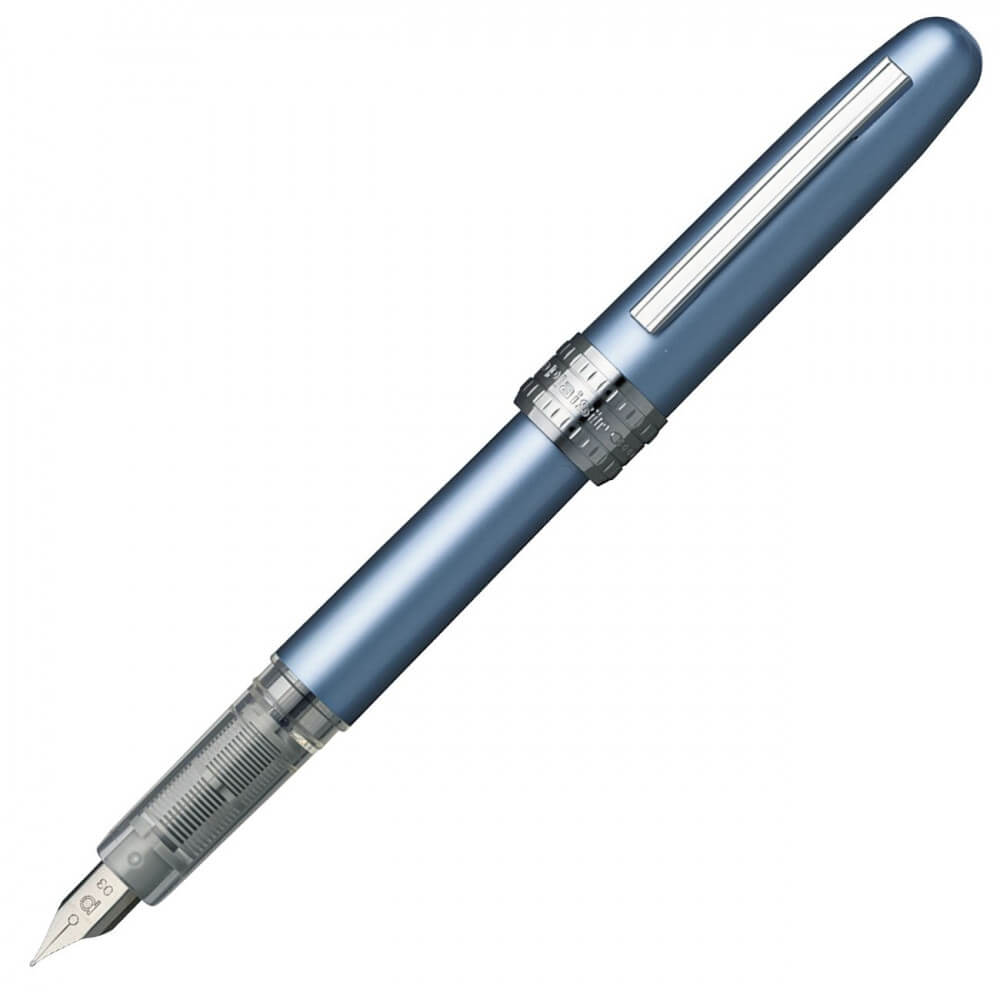 Caneta Tinteiro Platinum Plaisir 0.3mm Frosty Blue