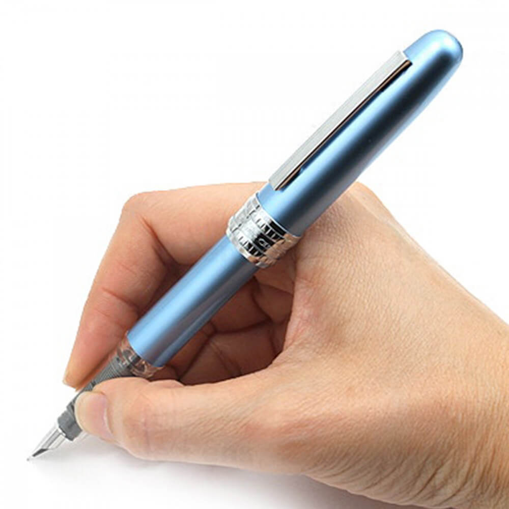 Caneta Tinteiro Platinum Plaisir 0.3mm Frosty Blue