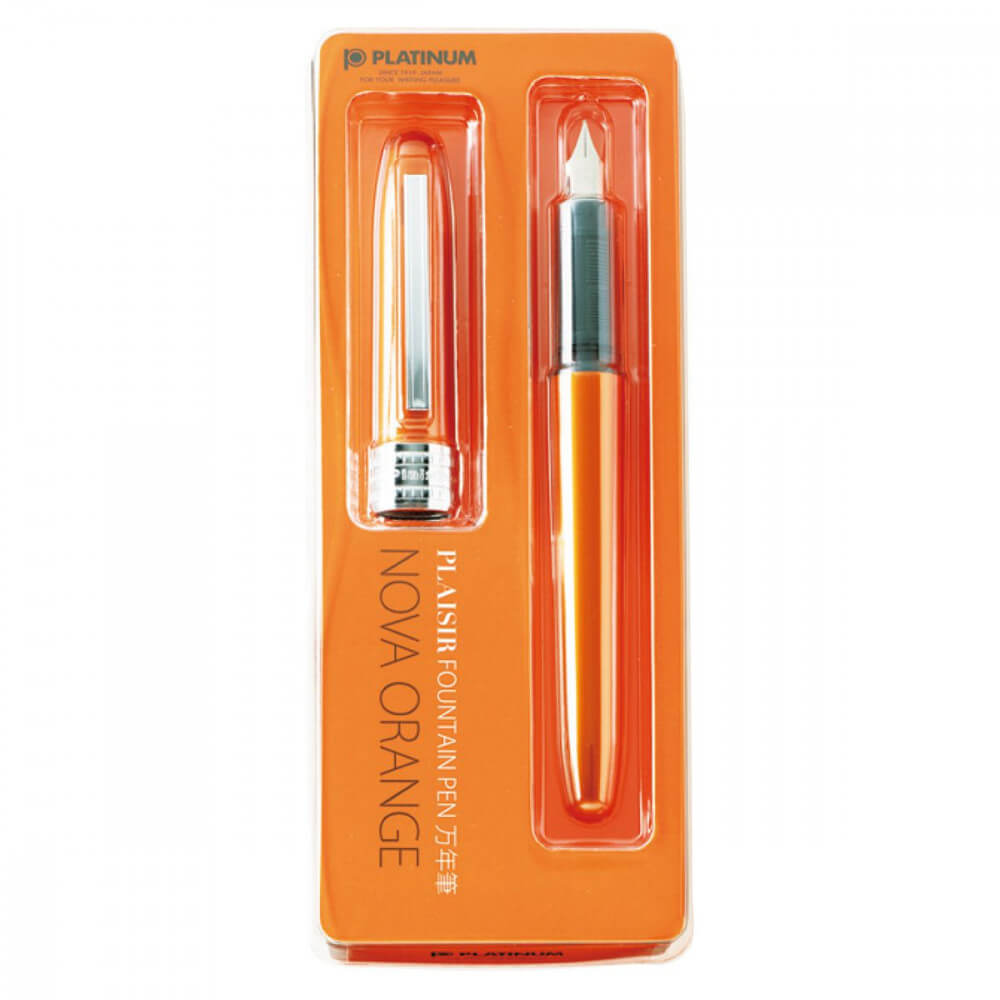 Caneta Tinteiro Platinum Plaisir 0.3mm Orange