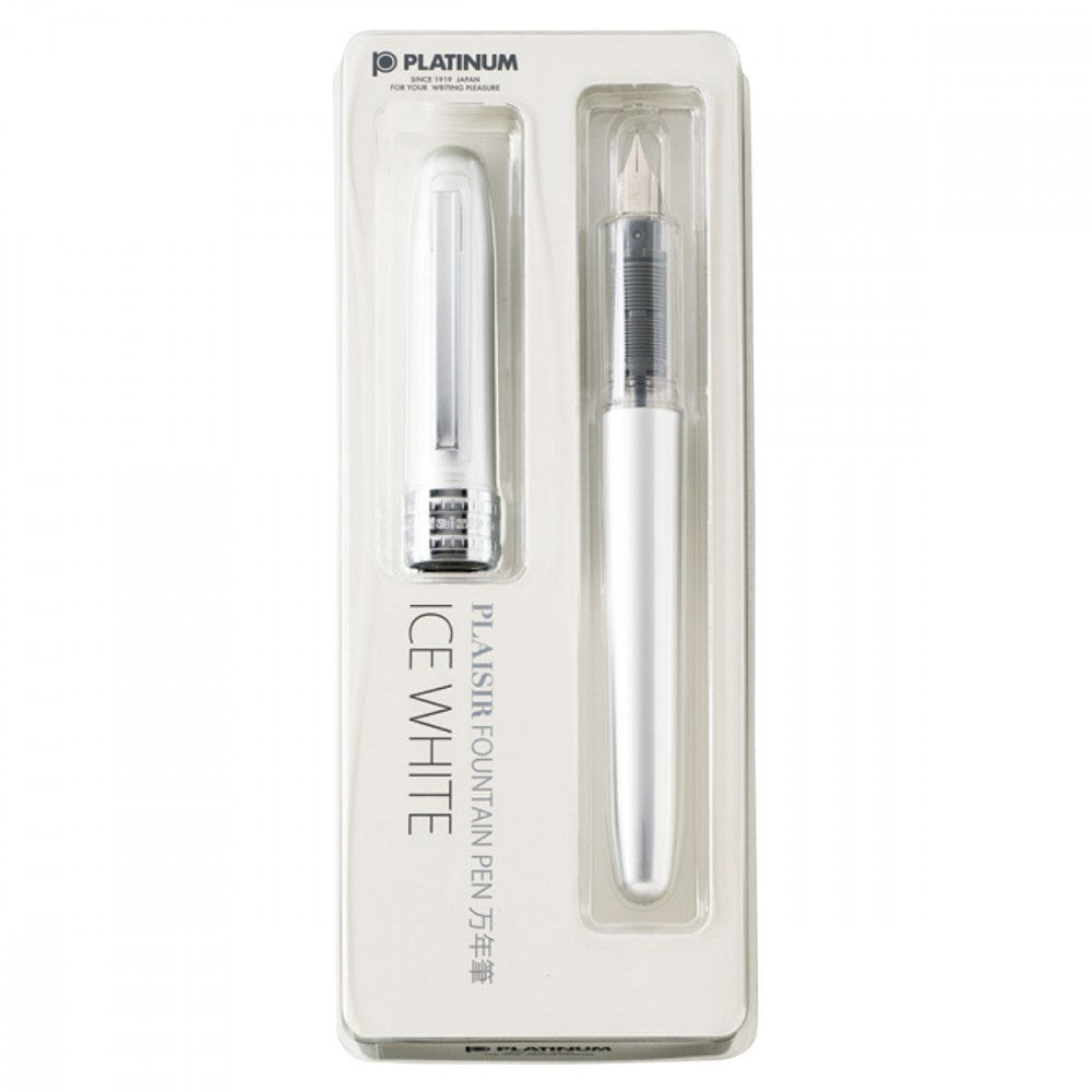 Caneta Tinteiro Platinum Plaisir 0.5mm Ice White
