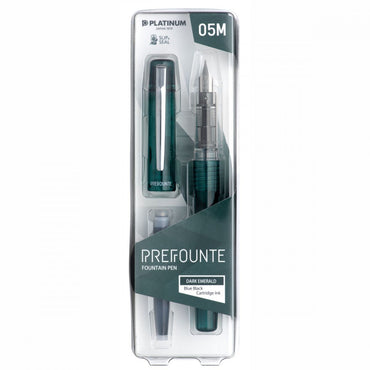 Caneta Tinteiro Platinum Prefounte 05M Dark Emerald