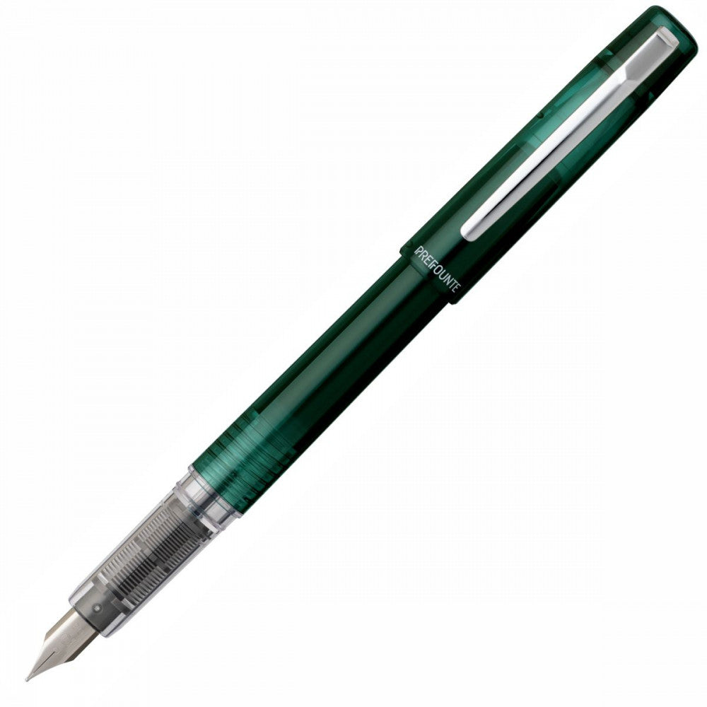 Caneta Tinteiro Platinum Prefounte 05M Dark Emerald