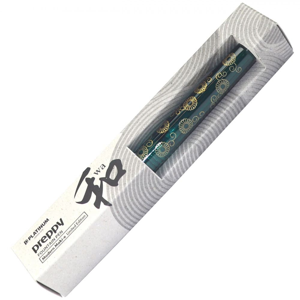 Caneta Tinteiro Platinum Preppy Maki-e F 0.3mm Kiku Karakusa