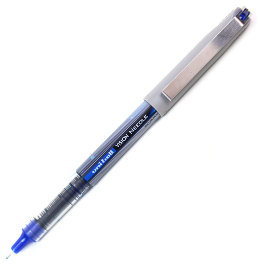 Caneta Rollerball Vision Needle Azul Uni-Ball