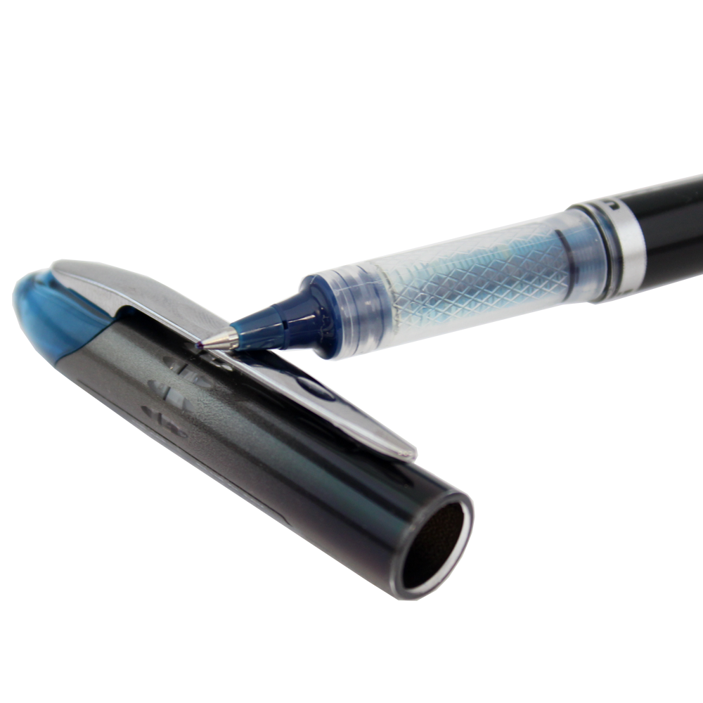 Caneta Vision Elite 0.5mm Uni Ball UB-205 Black Blue