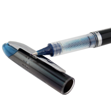 Caneta Vision Elite 0.5mm Uni Ball UB-205 Black Blue