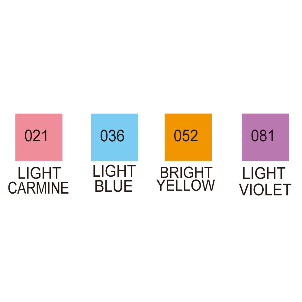 Estojo Caneta Kuretake Zig Clean Color Real Brush Pale Colours