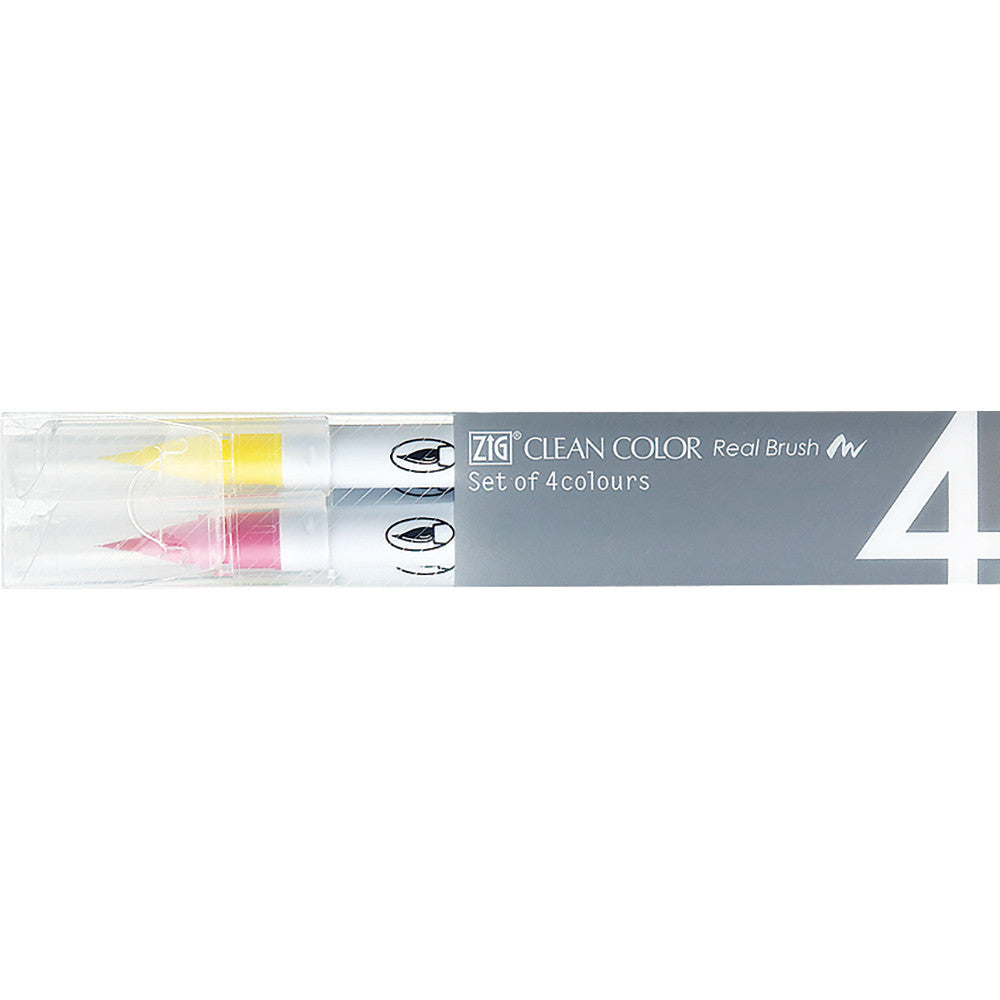 Estojo Caneta Kuretake Zig Clean Color Real Brush Pop Colours