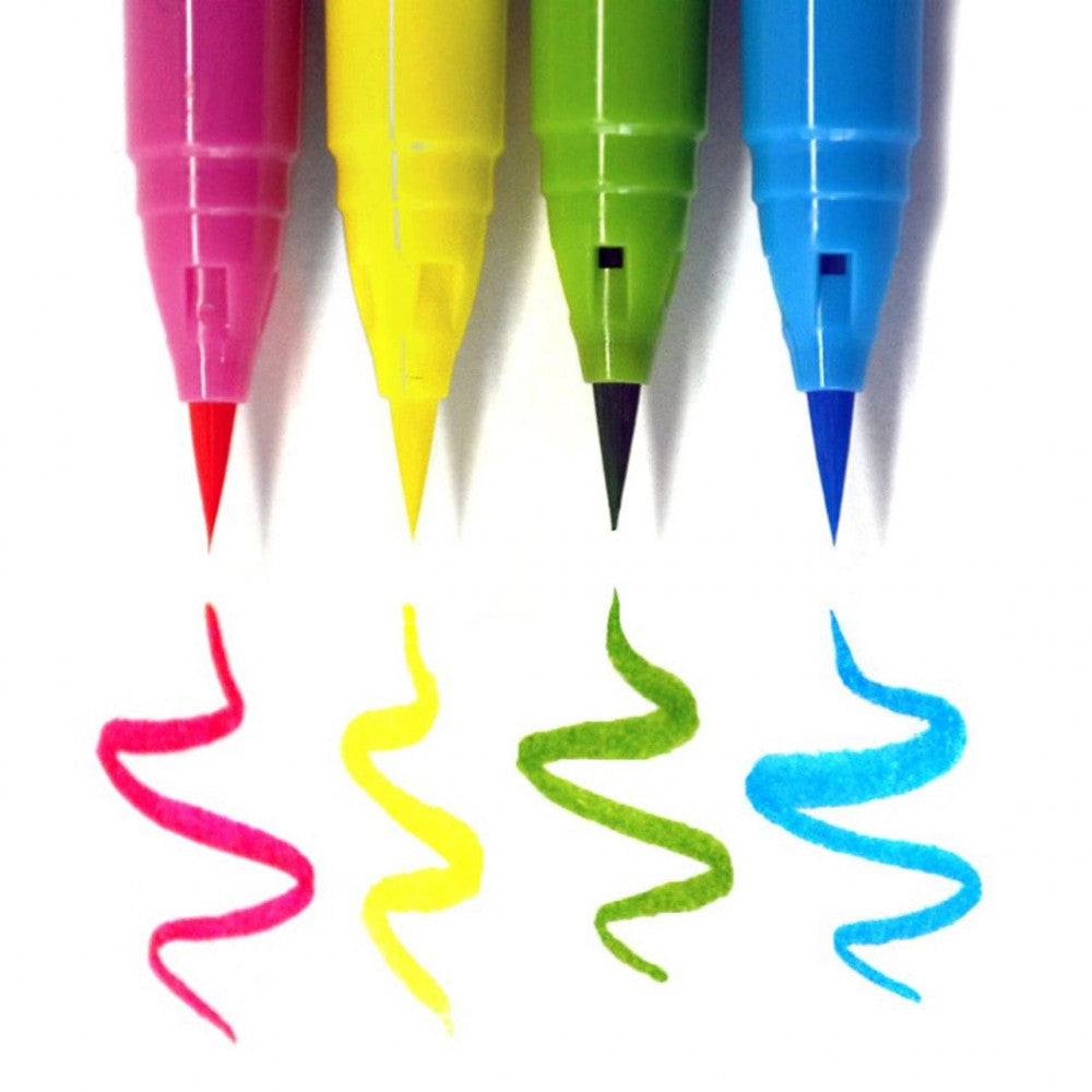 Estojo Caneta Kuretake Zig Clean Color Real Brush Pop Colours
