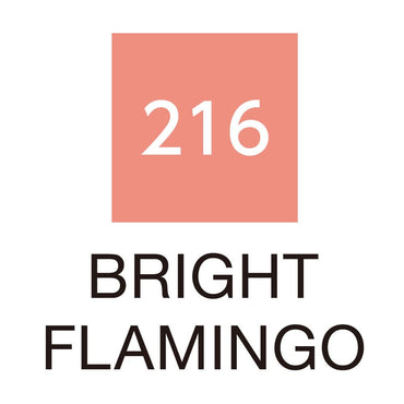 Caneta Pincel Kuretake Zig Clean Color Real Brush Bright Flamingo 216