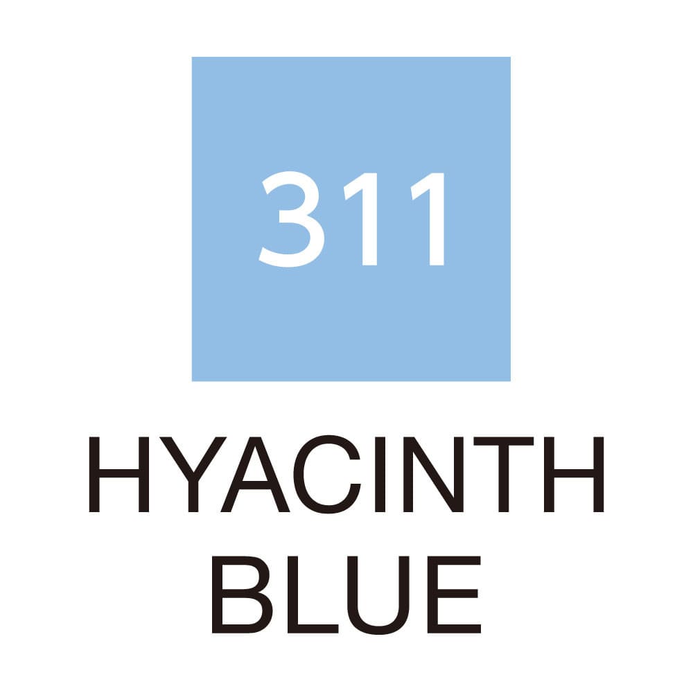Caneta Pincel Kuretake Zig Clean Color Real Brush Hyacinth Blue 311