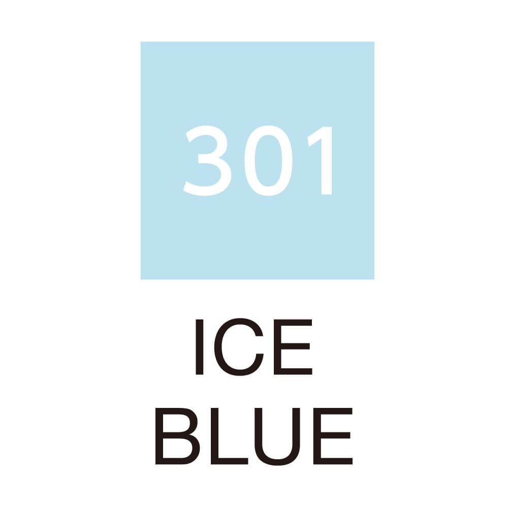 Caneta Pincel Kuretake Zig Clean Color Real Brush Ice Blue 301