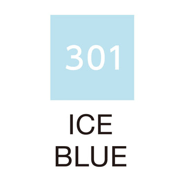 Caneta Pincel Kuretake Zig Clean Color Real Brush Ice Blue 301